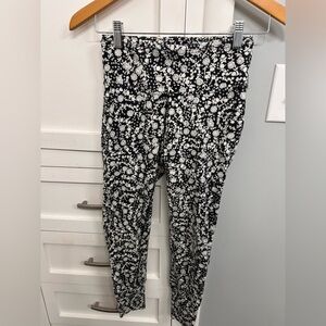 Free People X FP Movement Floral Leggings Black White Floral Flower yoga Small S